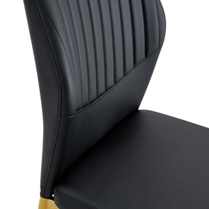 Luxury Simple Chair With Metal Leg