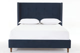 Luxury Wingback Upholstered Bed Frame
