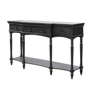 Retro Console Table With 3 Soft Close Drawers
