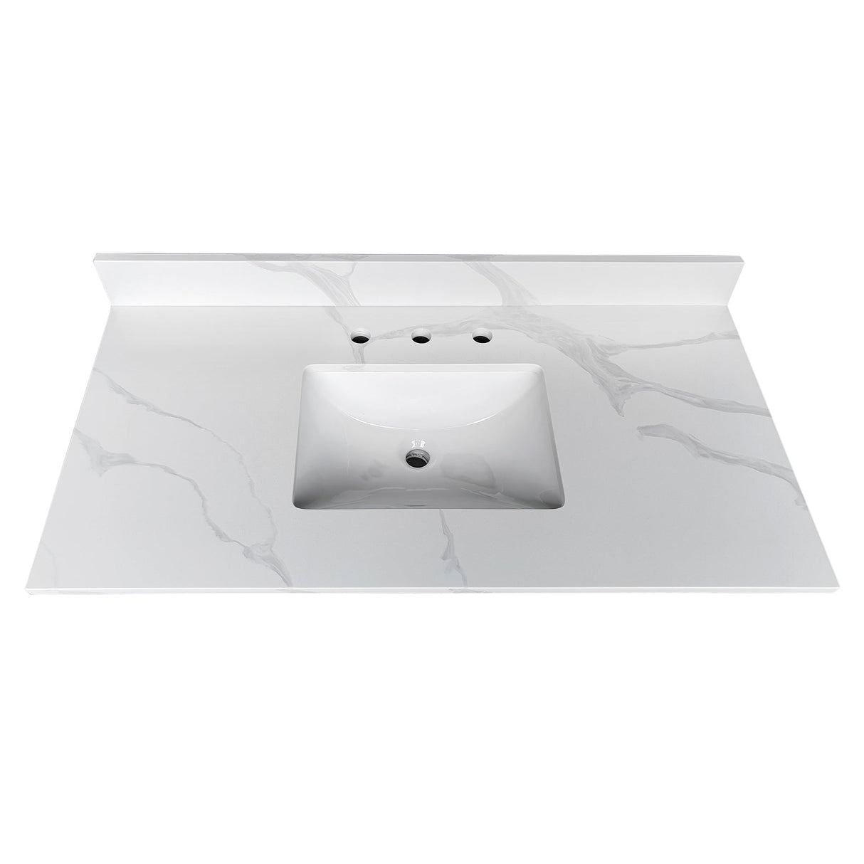 43-Inch Quartz Bathroom Vanity Top
