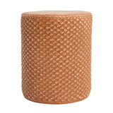 Evie Outdoor Patio Round MGO Side Table Brown