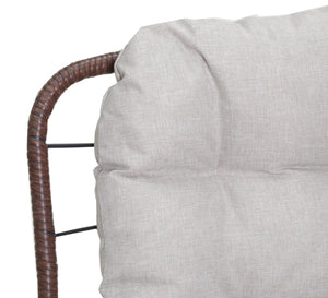 Patio Loveseat Sofa with Luxury Thick Cushion