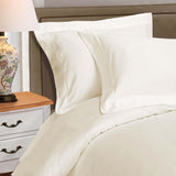 Egyptian Cotton 530 Thread Count Solid Luxury Duvet Cover Set - Egyptian Cotton Duvet Cover Set by Superior Brand