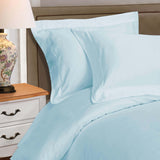 Egyptian Cotton 530 Thread Count Solid Luxury Duvet Cover Set - Egyptian Cotton Duvet Cover Set by Superior Brand