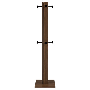 Rikkie Engineered Wood Coat Rack Walnut