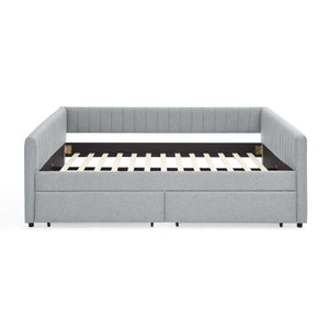 Upholstered Queen Daybed With 2 Drawers