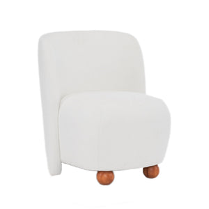 Modern Low Back Accent Upholstered Armless Living Room Chairs