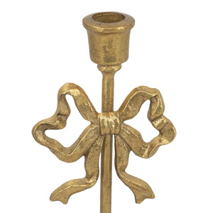 Set of 2 Vintage Gold Candle Holders