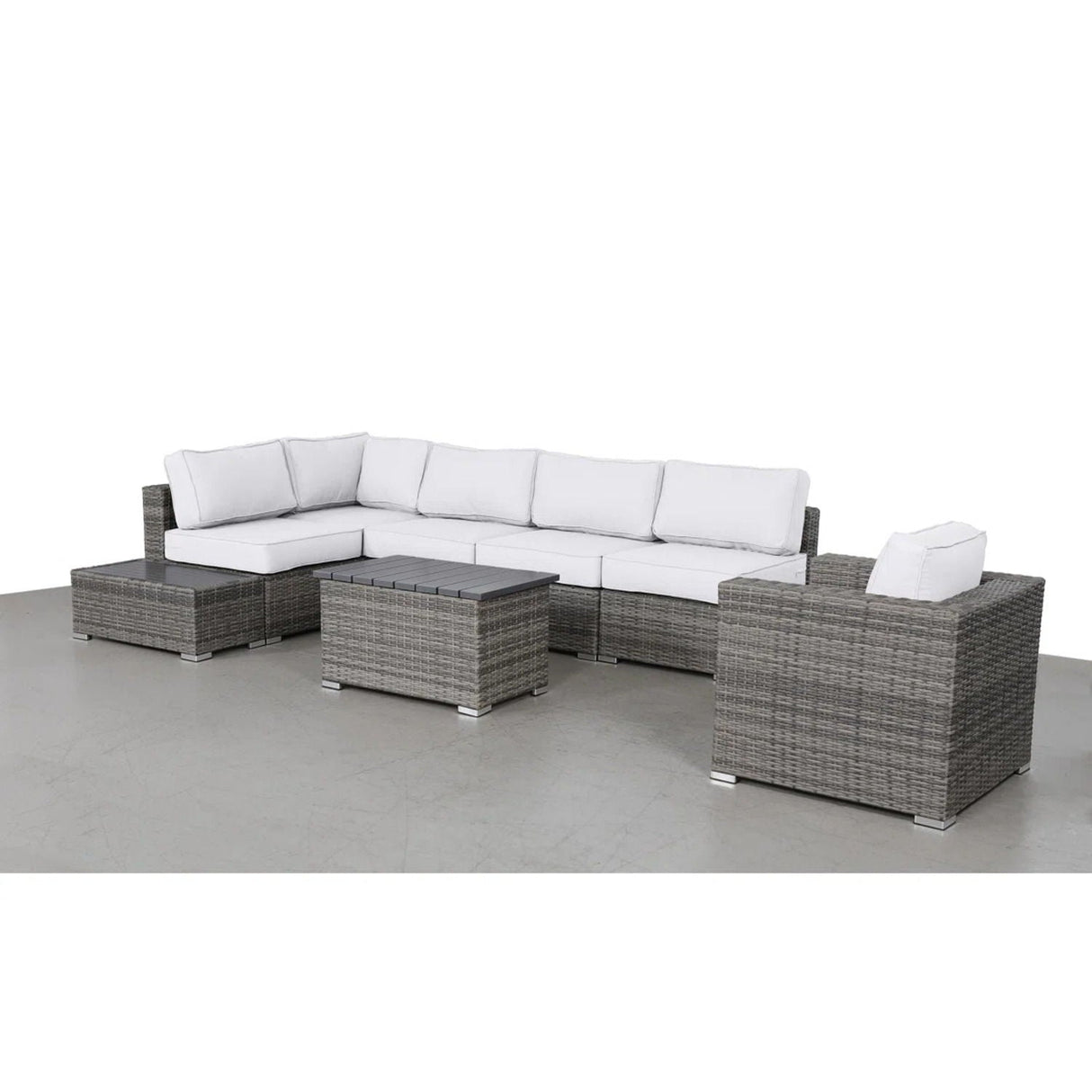 Stylish Entertainment Sectional Set, Outdoor Living