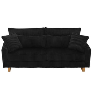 Modern Loveseat Sofa With 4 Pillows