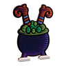Witch leg cauldron ekkolight 16"h