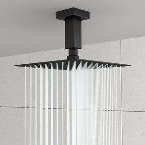 Ceiling Mounted Shower Arm With Flange Stainless Steel