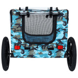 Outdoor Heavy Duty Collapsible Pet Bike Trailer with 16-Inch Wheels