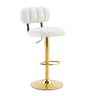 Adjustable Height Bar Stools & Footrest For Kitchen Island (Set of 2)