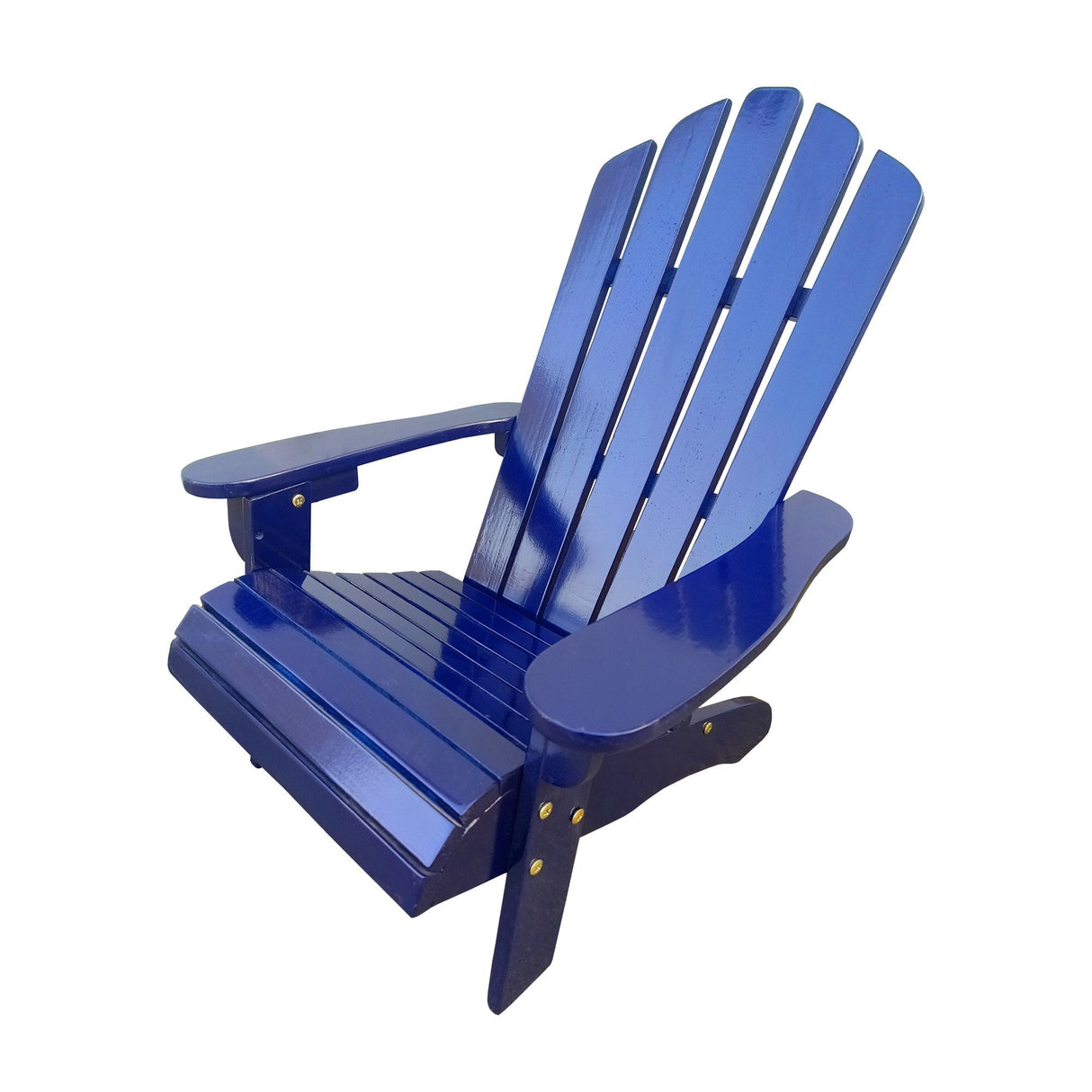 Ehomexpert Classic Wood Children Adirondack Chair Blue Solid Wood Indoor Outdoor