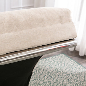Massage Chaise Lounge Indoor With Remote Control, Ergonomic Electric Massage Lounger