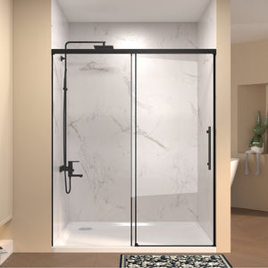 48" W × 72" H Single Sliding Shower Door