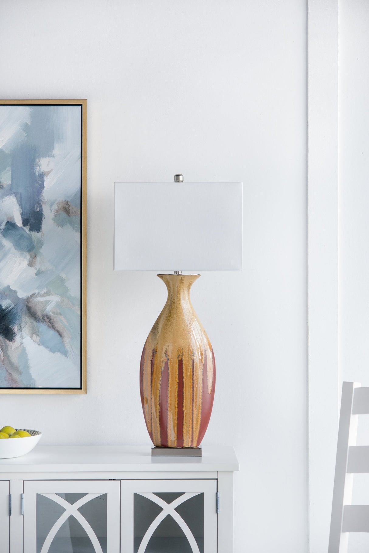 16x10.5x36 In Ceramic Table Lamp