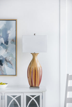 16x10.5x36 In Ceramic Table Lamp