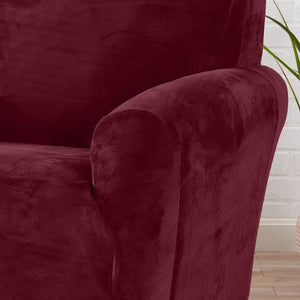 Velvet Stretch Slipcover - Gale Collection