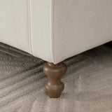 65.55' Wide Modern Upholstered Storage Bench with Rolled Armrest