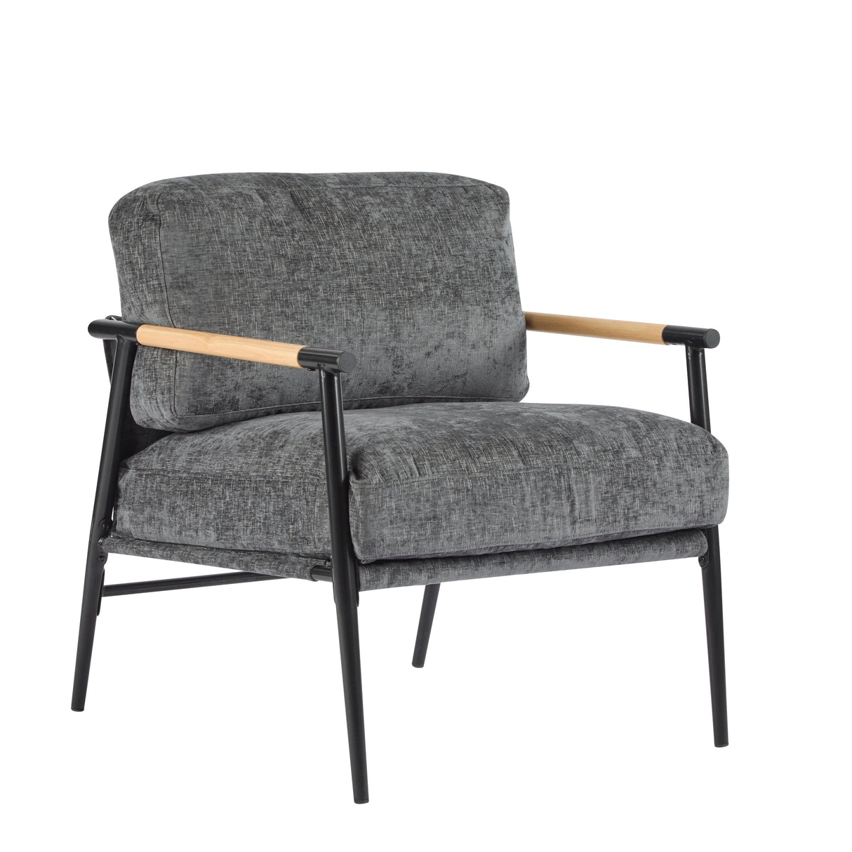 Portwyn Modern Accent Chair with Plush Cushions