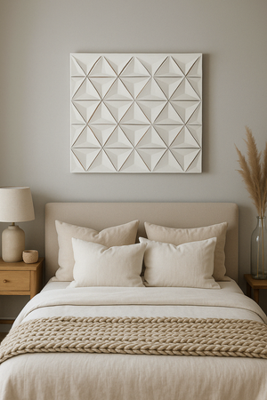 White Wooden Wall Décor – Modern Rustic Wall Art