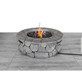 9'' H x 28'' W Fiber Reinforced Concrete Outdoor Fire Pit