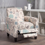 Abernathy Floral Push-Back Recliner of Refined Comfort