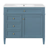 Bathroom Vanity With Top Sink, 2 Drawers And Tip Out Drawer