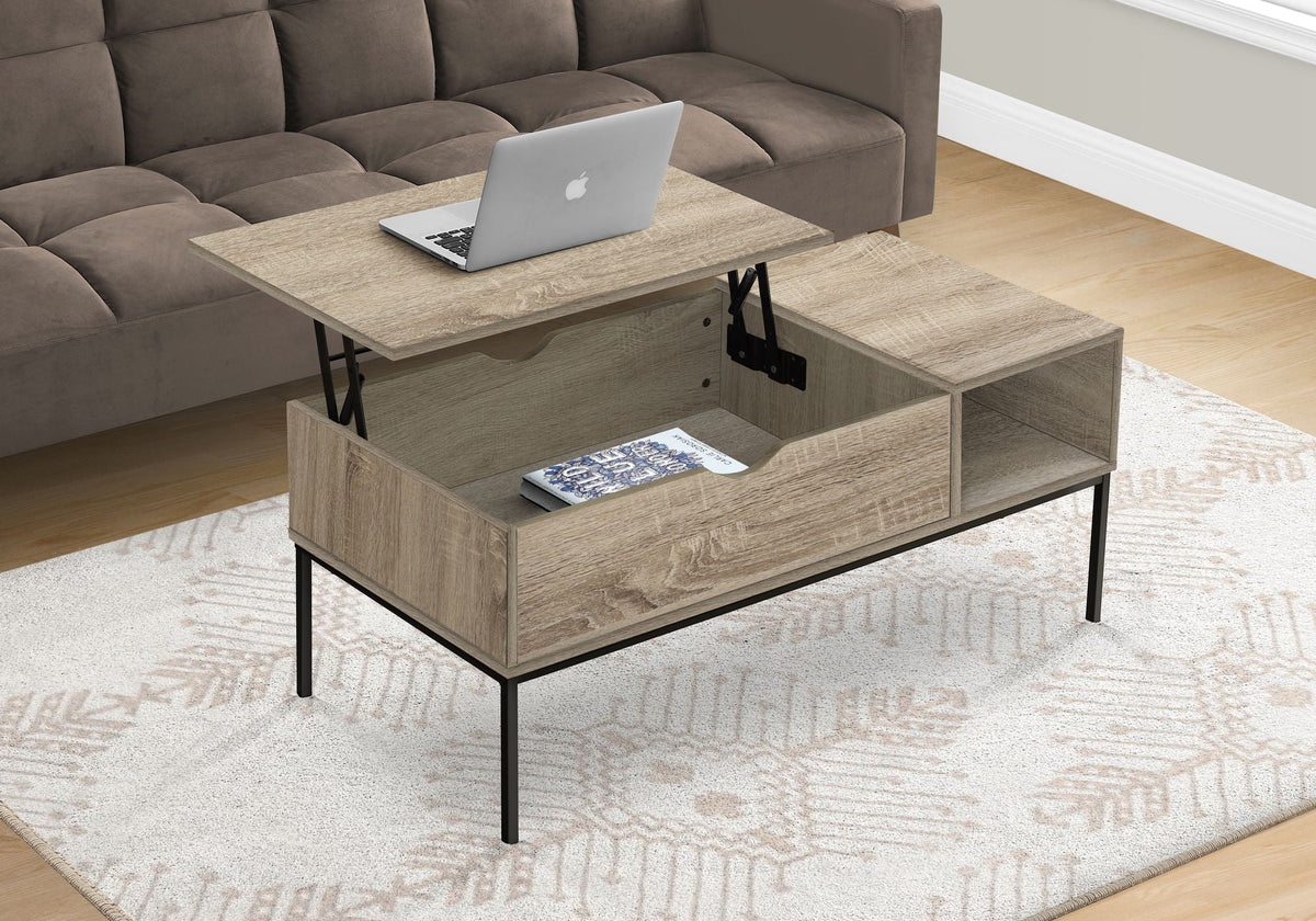 8th Street Rectangular Lift-Top Coffee Table