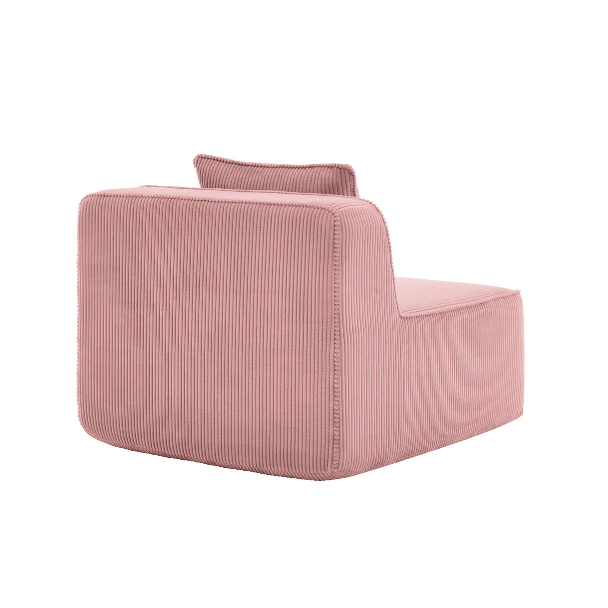 Armless Sofa With Pillow - Pink