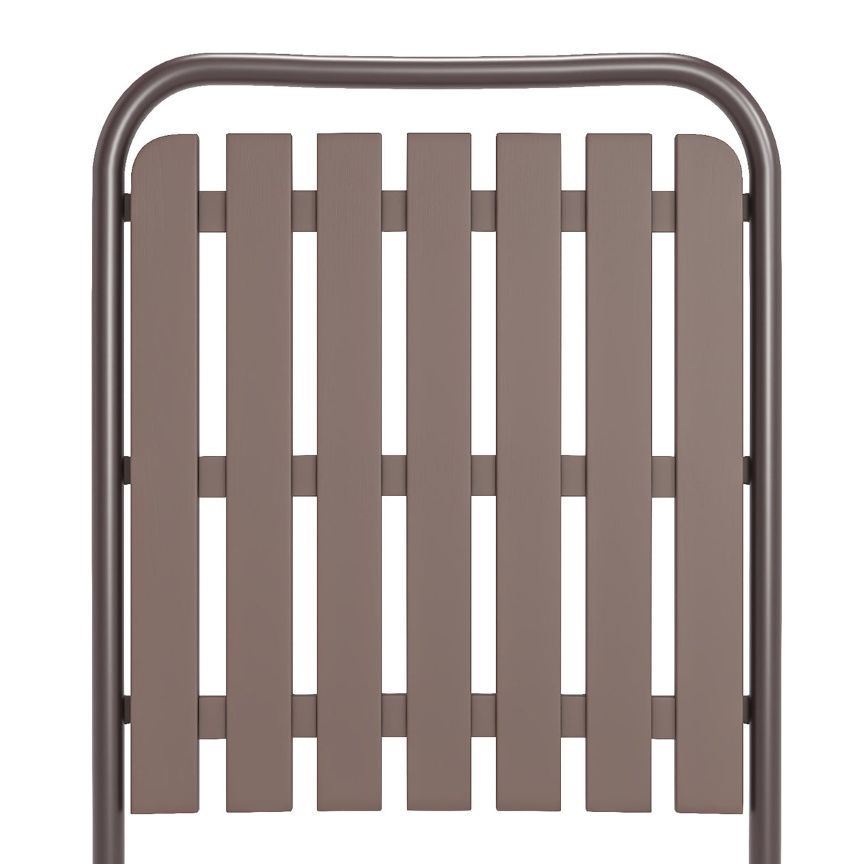 Brown 2-Piece Folding Chair, No Assembly Required