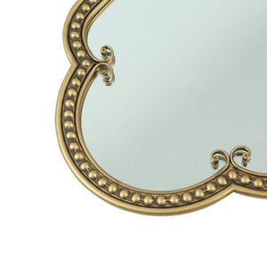 Scalloped Oval Wall Mirror, Vintage