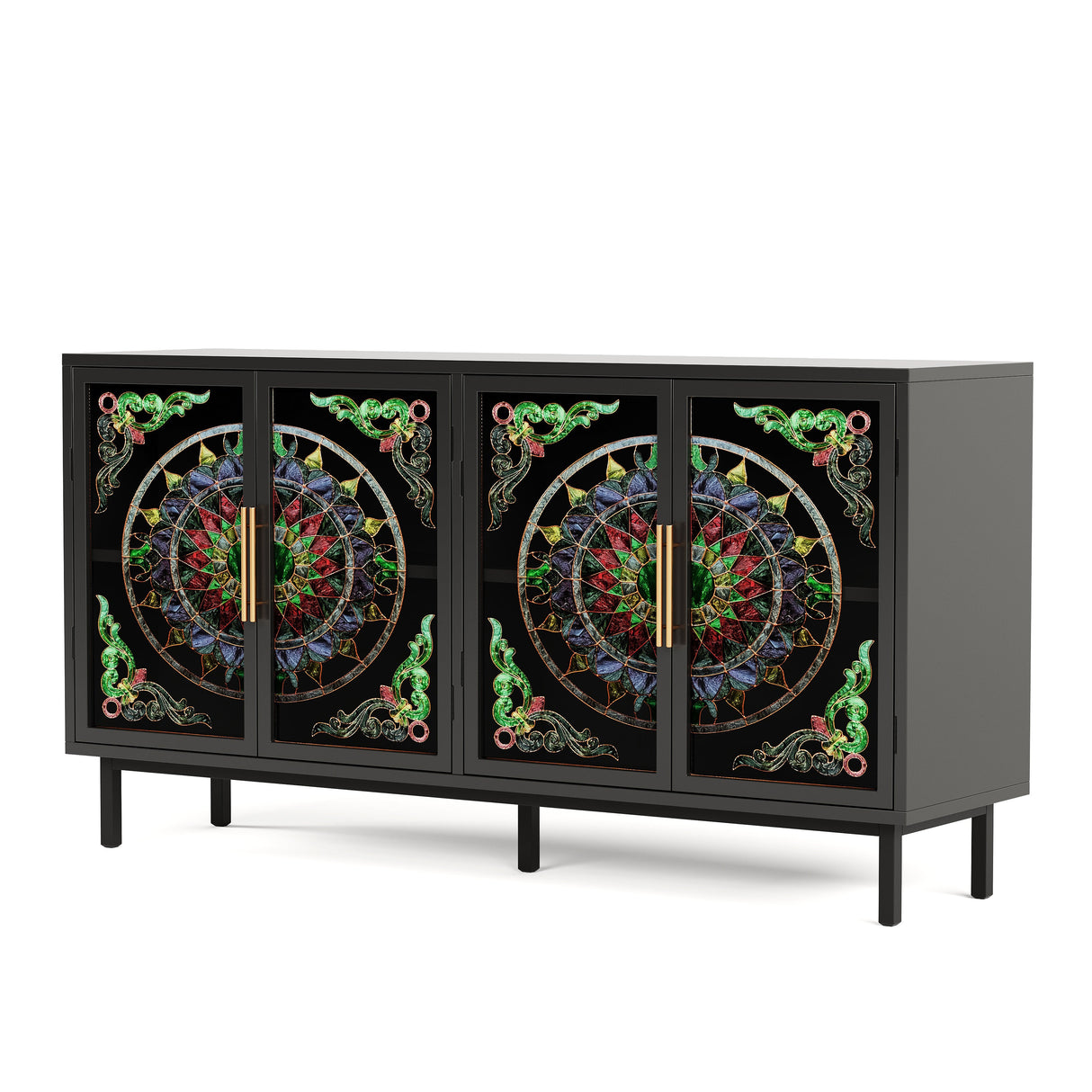 Decorative Cabinet with 4 Doors