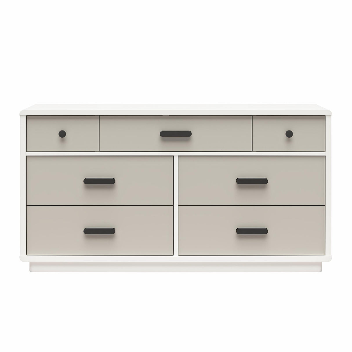 Valencia - 7 Drawer Wide Dresser - Taupe
