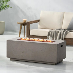 Contemporary Outdoor 40,000 Btu Propane Fire Pit