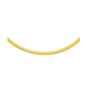 14k Yellow Gold Chain in a Classic Omega Design (4 mm)