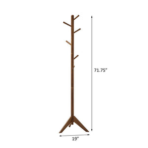 6 Hook Coat Rack With Rotating Top