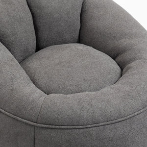 Bedding Bean Bag Sofa Chair High Pressure Foam With Footrest