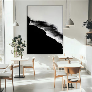 Ocean Wave Wall Art Canvas Print – Framed Abstract