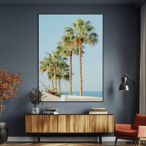 Tropical Ocean Canvas Print – Framed Beach Coastal Nautical