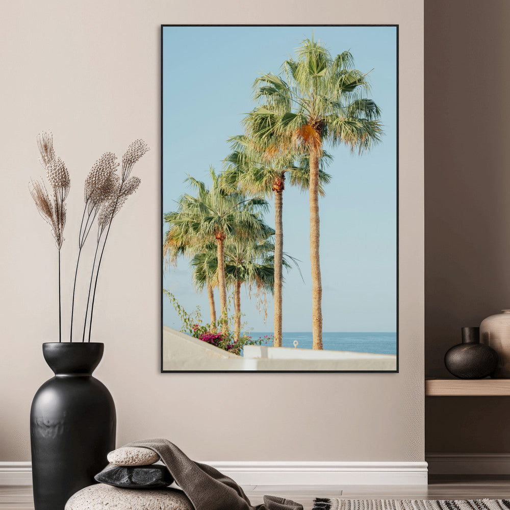 Tropical Ocean Canvas Print – Framed Beach Coastal Nautical