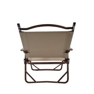 Comfy Foldable And Portable Chair With Armrests, Indoor And Outdoor (Set of 4) - Brown