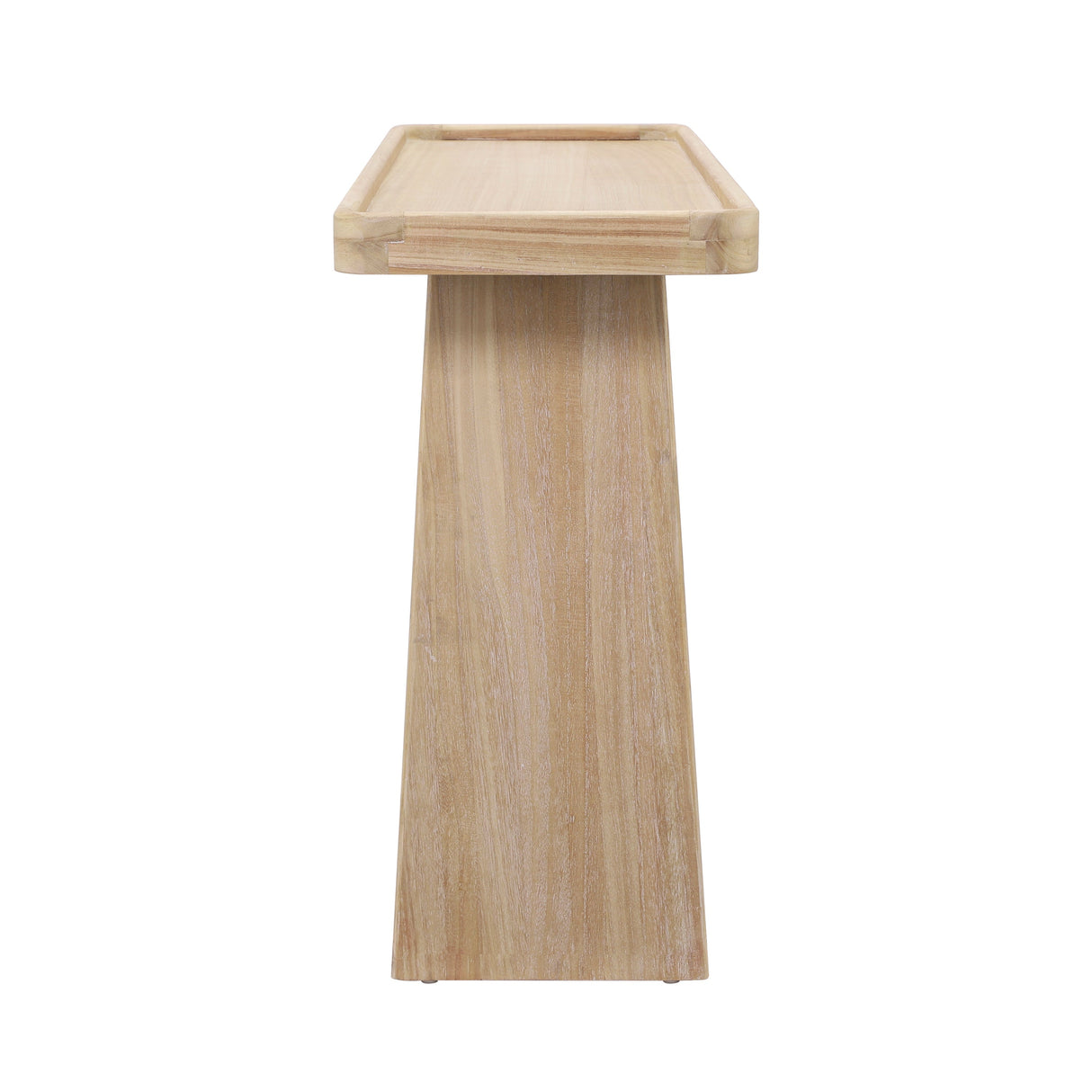 Farmhouse Console Table with Tray Top Design