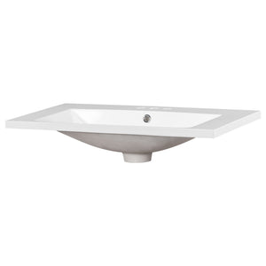 Single Bathroom Basin Sink Vanity Top with 3 Faucet Holes