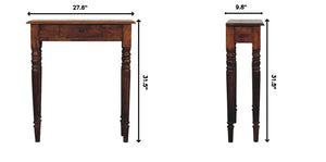 Turned Legs Drawer Console Table