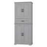 Bathroom Storage Cabinet With Multifunctional Storage Space, Drawer With Slide Rails, Adjustable Shelf
