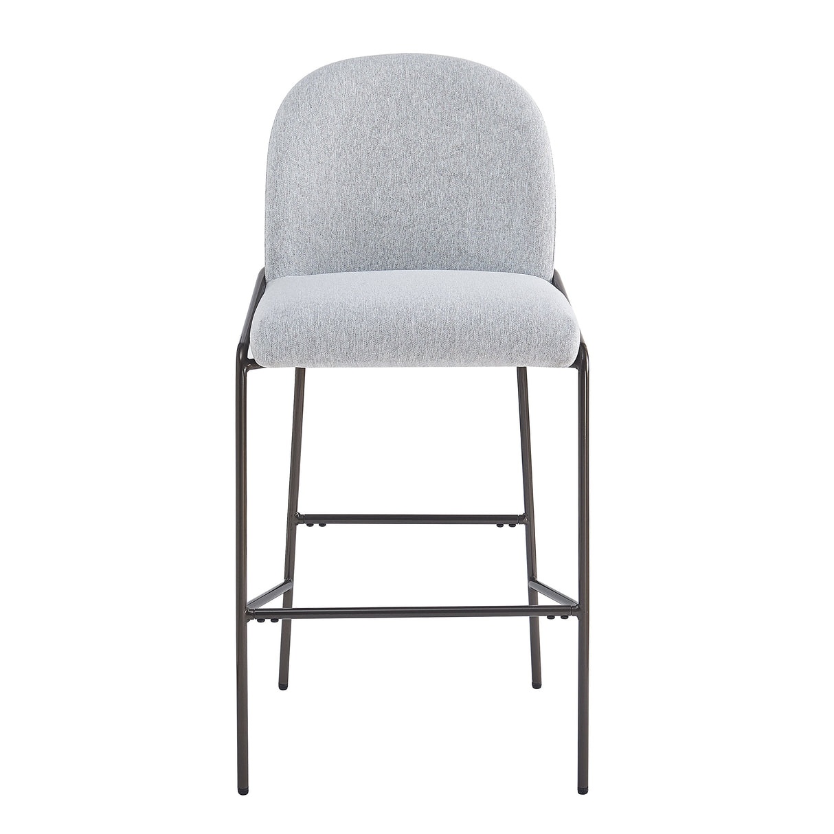 Galen Indoor Metal Upholstered Barstool