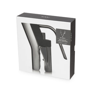 Gunmetal Heavyweight Lever Corkscrew by Viski®